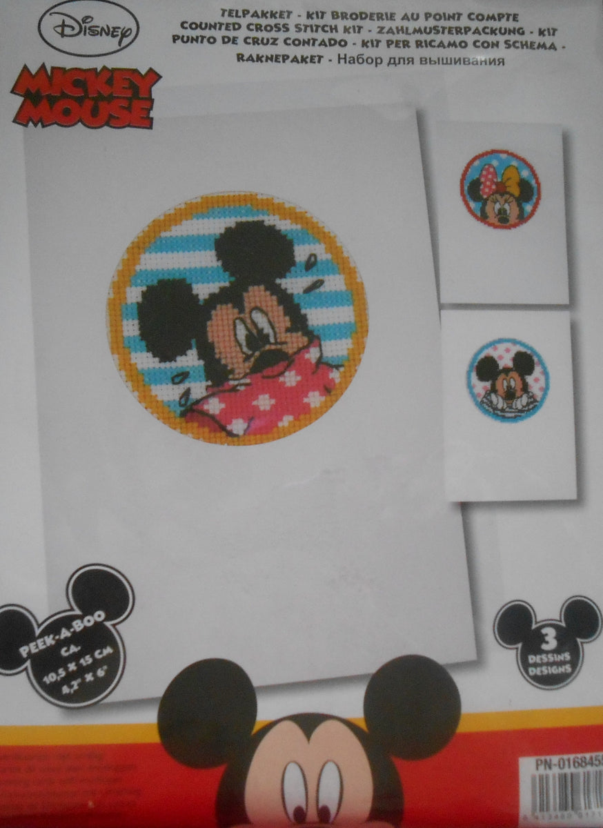 Kit de Punto de Cruz - Mickey y Minnie - Dimensions