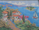 Collection D'Art "Mediterranean" Printed Tapestry Canvas