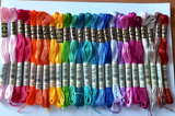 DMC Six Stranded Cotton Threads Pack of 25 Similar colours EXACT MATCH